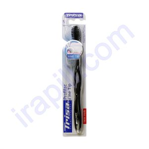 مسواک مشکی مدل  Profilac Fine TIP حساس با برس نرم تریزا