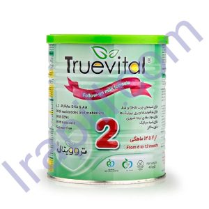 شیر خشک 2 مخصوص 6 تا 12 ماه تروویتال ۴۰۰ گرم
