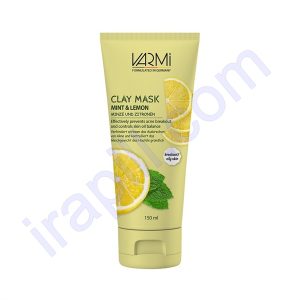 ماسک صورت خاک رسی نعناع و لیمو وارمی حجم 150 میلی لیتر