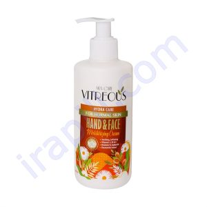 کرم مرطوب کننده پمپی دست و صورت پوست معمولی ویتروس 250 گرم