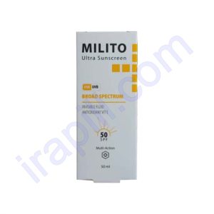 کرم ضد آفتاب فلوئید SPF50 میلیتو حجم 50 میلی لیتر