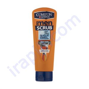 ژل اصلاح مدل SCRUB تیوپی کامان 200 میلی لیتر