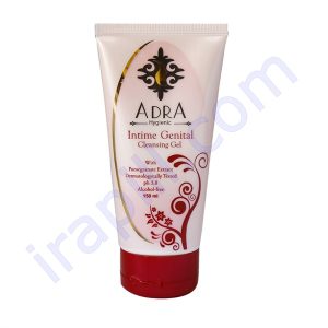 ژل بهداشتی بانوان آدرا حاوی عصاره انار 150 میلی لیتر