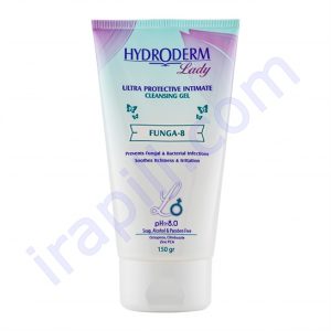 ژل بهداشتی ژنیتال بانوان مخاط ملتهب شده FUNGA-8  هیدرودرم 150 گرم