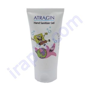 ژل دست آنتی باکتریال مدل باب اسفنجی سفید عطرآگین 50 میلی لیتر