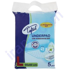 زیرانداز بهداشتی بزرگ بیمار تافته بسته 5 عددی