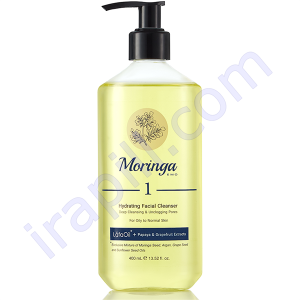 ژل شستشو و آبرسان صورت 1 مناسب پوست های چرب، مختلط و معمولی  مورینگا 400 میلی لیتر