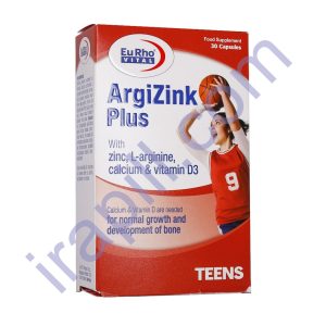کپسول آرژی زینک پلاس یوروویتال 30 عدد