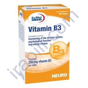 قرص ویتامین B3 یوروویتال 60 عدد