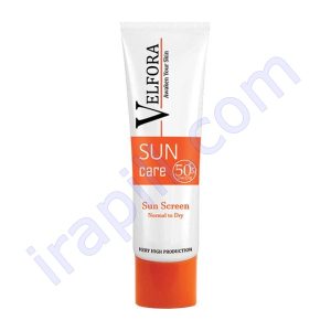 کرم ضدآفتاب پوست خشک و نرمال  SPF50  ولفرا 40 میلی لیتر