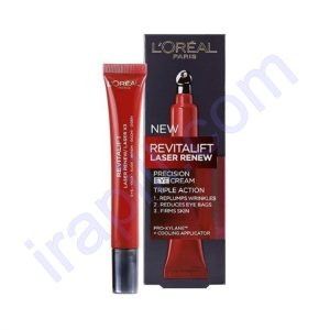 کرم دور چشم لورآل سری لیزر مدل ضد چروک حجم 15 میلی لیتر