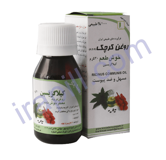 روغن کرچک خوراکی خوش طعم کیمیا دارو سپهر 40 گرم